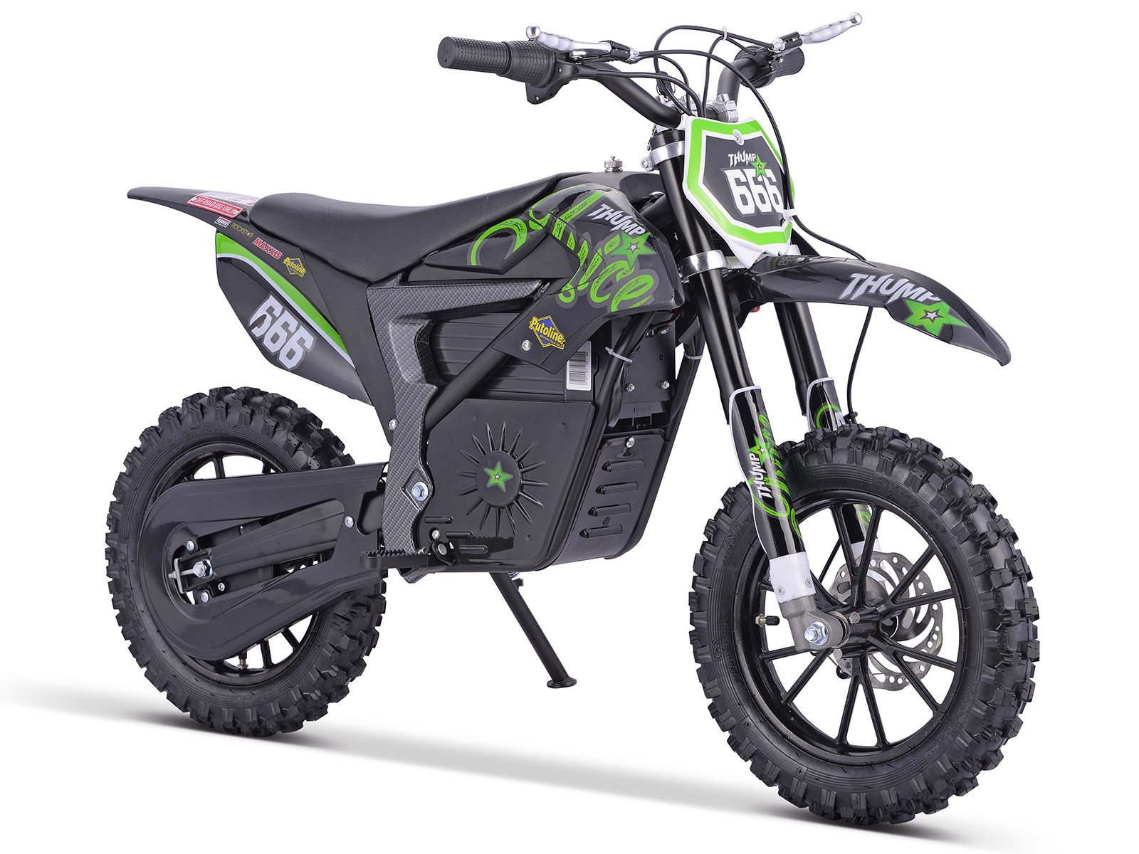 Thumpstar Juice Green Electric Pit Bike Dirt Bike Stomp Welsh Pit bike
